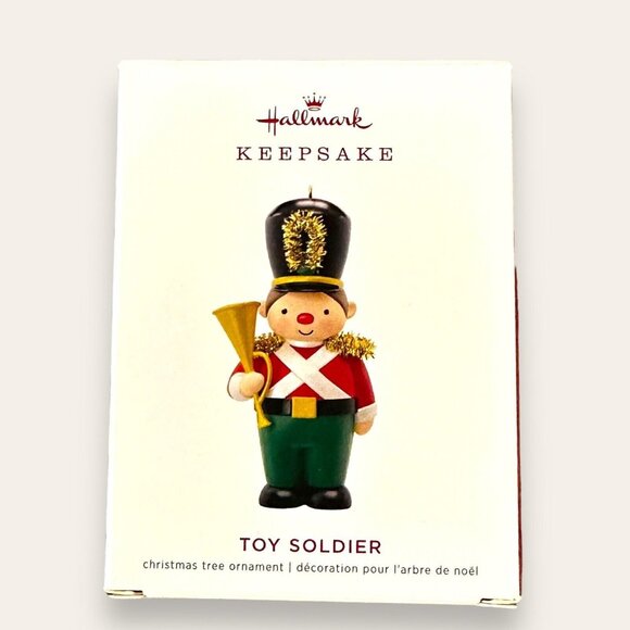 Hallmark Keepsake Toy Soldier Christmas Ornament 2019 Artist-Crafted Decoration - Picture 1 of 6